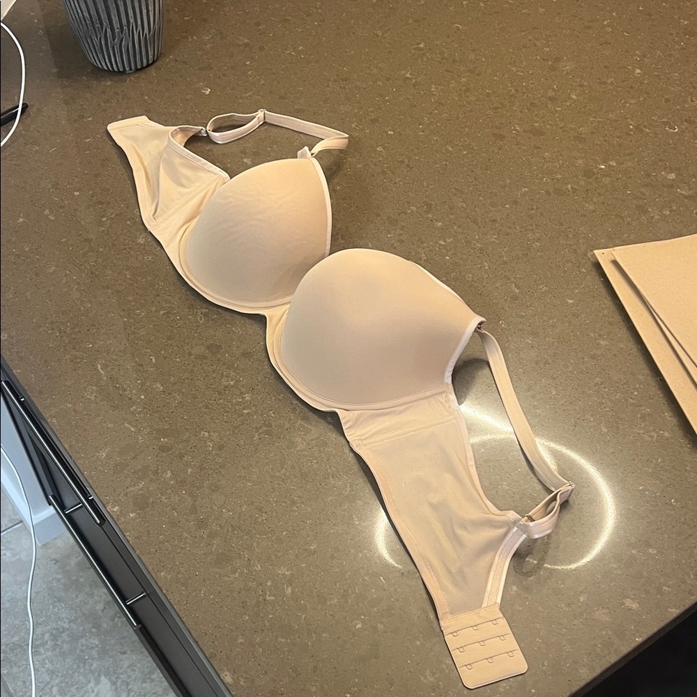 Curvy Couture Tulip Push Up Convertible T-Shirt Bra 1274 44D